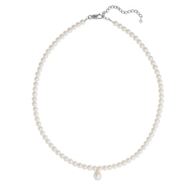 16"+2" Cultured Freshwater Pearl Drop Necklace