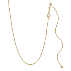 Adjustable 14/20 Gold-Filled Cable Chain