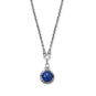 18" + 2" Oxidized Reversible Lapis and Rainbow Moonstone Necklace
