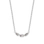 16" + 2" Rhodium Plated Polki Diamond Necklace