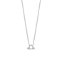 16" Rhodium Plated CZ Zodiac Symbol Necklace (All Signs)