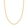 16" + 2" 4mm 14/20 Gold Filled Bead Necklace