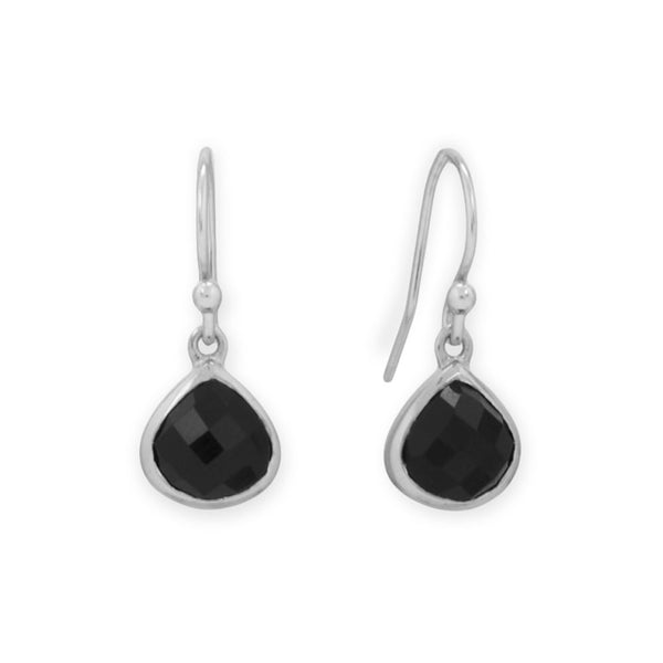Masilver Rhodium Plated Pear Black Onyx Charm - Wholesale Silver Jewelry ...