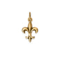 Silver or Gold Fleur de Lis Charm