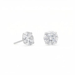 9mm CZ Stud Earrings