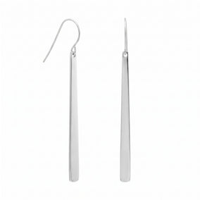 Polished Tapered Matchstick Earrings