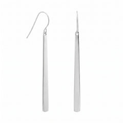 Polished Tapered Matchstick Earrings