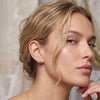 Rhodium Plated Solitaire Lab Grown Diamond Stud Earrings
