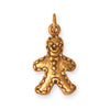 Silver or Gold Gingerbread Man Charm
