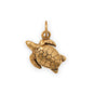 Silver or Gold 3D Sea Turtle Charm