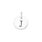 Oxidized Round Letter Initial Charm Series(A-Z)