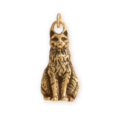 Silver or Gold Purr-ecious Cat Charm