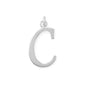 Large Polished Letter Initial Pendant Series (A-Z)