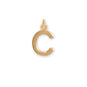 14 Karat Gold Plated Polished Letter Initial Charm Series (A-Z)