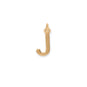 14 Karat Gold Plated Polished Letter Initial Charm Series (A-Z)