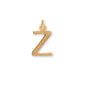 14 Karat Gold Plated Polished Letter Initial Charm Series (A-Z)