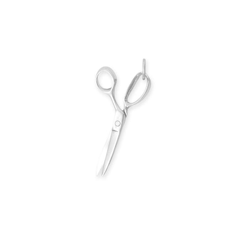 Oxidized 3D Sewing Shears Charm