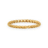 14 Karat Gold Plated Beaded Band
