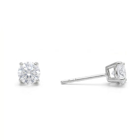 April Birthstone Stud Earrings