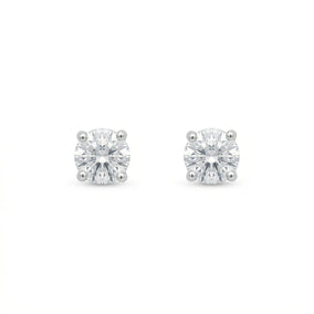 April Birthstone Stud Earrings