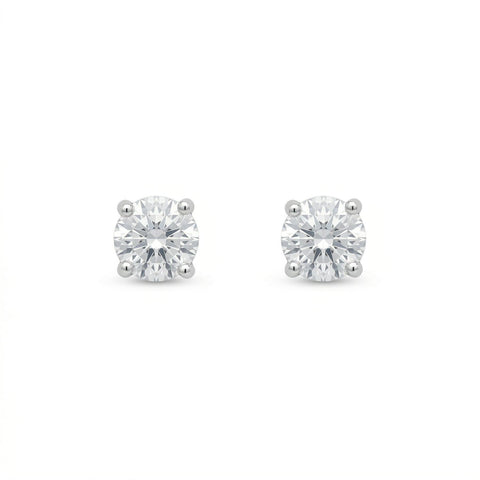 April Birthstone Stud Earrings