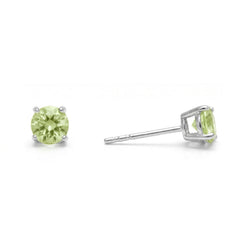 August Birthstone Stud Earrings