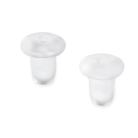 Clear Rubber Earring Wire Stoppers (72 Pair)