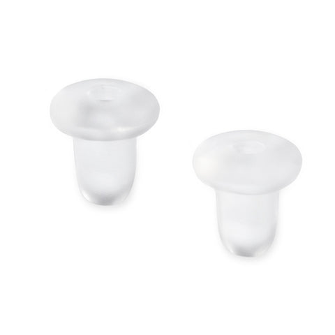 Clear Rubber Earring Wire Stoppers (72 Pair)