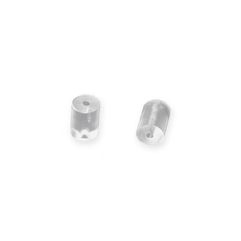 Clear Rubber Earring Wire Stoppers (72 Pair)