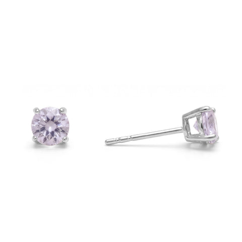 June Birthstone Stud Earrings