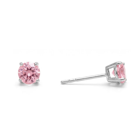 October Birthstone Stud Earrings