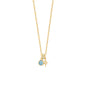 Dainty 14 Karat Gold Plated CZ Northern Star Charm