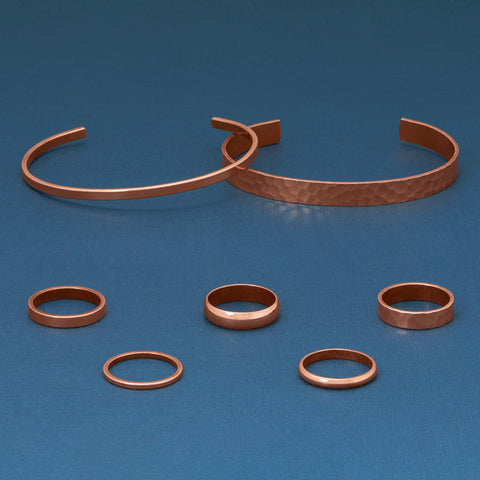 3.2mm Smooth Solid Copper Cuff Bracelet