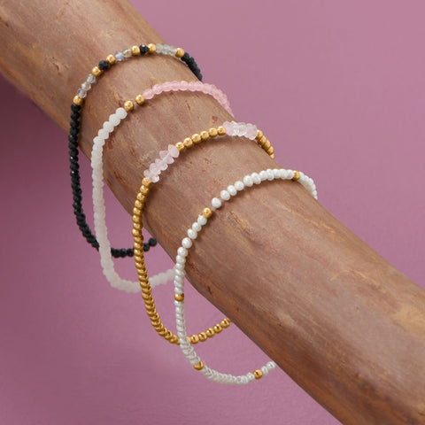 Rosebud Inspired Beauty! Stretch Bracelet Set