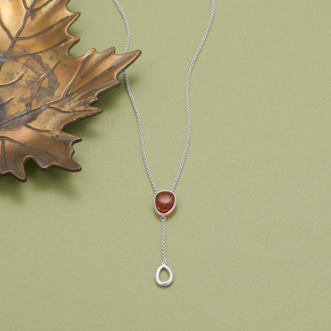 16.5" + 2" Genuine Baltic Amber Drop Necklace
