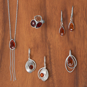 All About Amber Jewelry Set