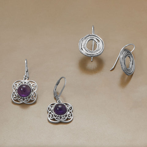 Intricate Earrings Jewelry Duo