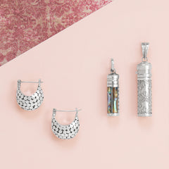 Close to the Heart! Oxidized Silver 3 Piece Jewelry Set