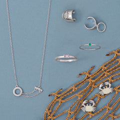 Pretty Pincher! Rhodium Plated Jewelry Set