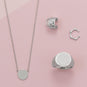 Sleek in Silver! Rhodium Plated Jewelry Set