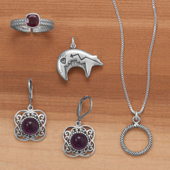 Beauties and Bears! Sterling Silver Jewelry Set