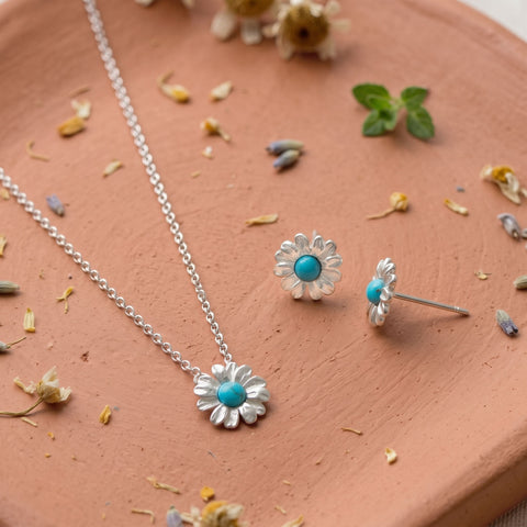 Wildflower Wishes! Rhodium Plated Jewelry Set