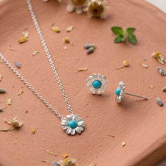 Wildflower Wishes! Rhodium Plated Jewelry Set
