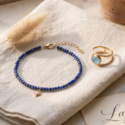 Blue Skies Ahead! 14 Karat Gold Plated Jewelry Set