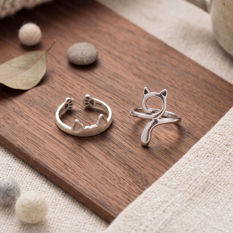 Paws & Claws! Rhodium Plated Jewelry Set