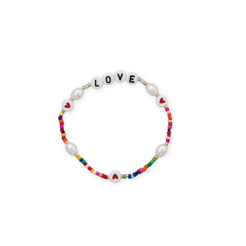 "Love" Multi Color Friendship Bracelet