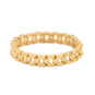 7" Gold Tone Watch Link Fashion Stretch Bracelet