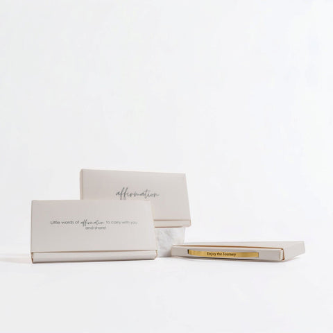 18 Karat Gold PVD "Enjoy the Journey" Cuff Bracelet