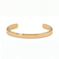 18 Karat Gold PVD Stainless Steel Polished Cuff Bracelet