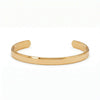 18 Karat Gold PVD Stainless Steel Polished Cuff Bracelet